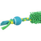 Игрушка "TRIXIE" для собак, "Bungee Tugge", в виде канатика с теннисным мячом, 85см