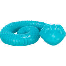 Игрушка "TRIXIE" для собак, для лакомств "Snack-Snake", 18см, бирюзовый