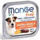 100гр Влажный корм MONGE DOG FRUIT для взрослых собак с Уткой и Апельсином