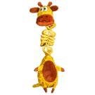 Игрушка Mr.Kranch Жираф с карманами под лакомство для собак, 36см, желтая