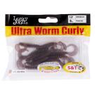 Слаги силиконовые Lucky John LJ PRO Series Ultraworm Curly S19 2.0 10шт