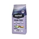 8кг Корм OWNAT GF беззерновой для стерилизованных кошек с Рыбой