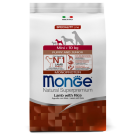 12кг Корм Monge Dog Monoprotein Puppy&Junior Lamb/Rice для щенков всех пород c Ягненком и рисом