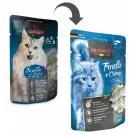 85гр Влажный корм Leonardo Trout + Catnip для взрослых кошек Форель и кошачья Мята