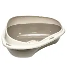 Туалет угловой Shuttle пластиковый, 58*48*20,5см