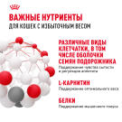 0,4кг Корм ROYAL CANIN Light Weight Care для взрослых кошек, склонных к полноте