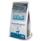 12кг Корм Farmina Vet Life Dog Hypoallergenic Pork&Potato диета для взрослых собак для снижение пищевой аллергии и/или непереносимости ингредиентов и питательных веществ со Свининой и картофелем
