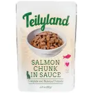 85гр Влажный корм Teilyland для кошек кусочки с Лососем в соусе