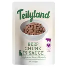 85гр Влажный корм Teilyland для кошек кусочки с Говядиной в соусе