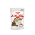 85г Влажный корм ROYAL CANIN Ageing +12 для взрослых кошек старше 12 лет, в желе (пауч)
