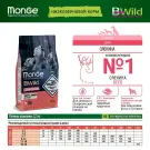12кг Корм Monge Dog BWild Low Grain Puppy Deer низкозерновой для щенков всех пород с Олениной