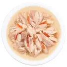 80гр Консервы INABA CIAO Toromi для кошек с Курицей, тунцом Магуро и сурими
