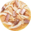 80гр Консерва INABA CIAO Toromi для кошек с Куриным филе, тунцом Магуро и кальмаром