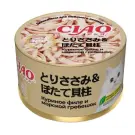 85гр Консерва INABA CIAO Toromi для кошек с Курицей и морским гребешком