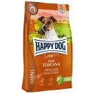 10кг Корм Happy Dog Mini Toscana для взрослых и пожилых кастрированных собак мелких пород с чувствительным пищеварением с Уткой и лососем