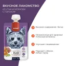 90гр Лакомство WANPY Dog для собак мясной мусс из Утки и моркови с горохом