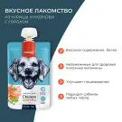90гр Лакомство WANPY Dog для собак мясной мусс из Курицы и моркови с горохом