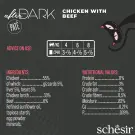 80гр Консерва Schesir After Dark для кошек Курица и говядина