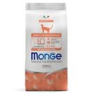 0,4кг Корм Monge Cat Monoprotein Adult Salmon Монопротеиновый для взрослых кошек с Лососем
