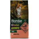 10кг Корм Monge Cat Bwild Grain Free Adult Salmon/Peas беззерновой для взрослых кошек с Лососем и горохом