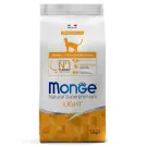1,5кг Корм Monge Cat Adult Light Turkey для кошек склонных к набору веса с Индейкой