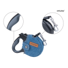 Поводок-рулетка AmiPlay infini в чехле L Голубой, 5м 25kg