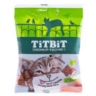 30гр Хрустящие подушечки TitBit для кошек с паштетом из Индейки