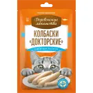 60гр Лакомство "Деревенские лакомства" для кошек, колбаски Докторские с нежным лососем
