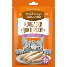60гр Лакомство "Деревенские лакомства" для кошек, колбаски Докторские с крабом сурими
