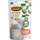 Подушечки для кошек Чистим зубы, с кремом из Лосося "Деревенские лакомства" 30гр