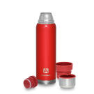 Термос Арктика 106, 900мл красный, 2 чашки, ударопрочное покрытие