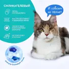 Силикагелевый впитывающий наполнитель Cat's choice с синими гранулами 4кг