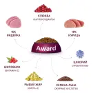 1+1 1,5кг Корм Award Sterilized для взрослых стерилизованных кошек с Индейкой и Курицей с добавлением клюквы и цикория