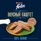 75гр Паштет для кошек FELIX с Кроликом и Курицей