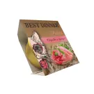 75гр Влажный корм Best Dinner Holistic для взрослых и стерилизованных кошек, мясные волокна Индейки с тунцом в желе