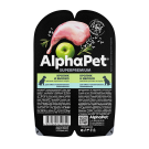 100г Влажный корм AlphaPet Superpremium для собак с чувствительным пищеварением, Кролик и яблоко кусочки в соусе