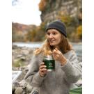 Термос Арктика 306, 600мл зеленый, с широким горлом для еды, с термочехлом и складной ложкой