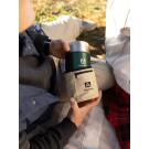 Термос Арктика 306, 600мл зеленый, с широким горлом для еды, с термочехлом и складной ложкой