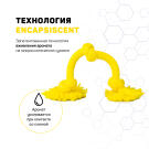 Игрушка Playology DRI-TECH ROPE жевательный канат для собак с ароматом курицы, большой, Желтый