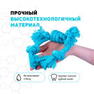 Игрушка Playology PUPPY SENSORY ROPE сенсорный канат для щенков мелких и средних пород с ароматом арахиса, Голубой