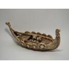 Декорация из светлой керамики Ладья, 35*15см