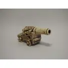 Декорация из светлой керамики Пушка большая, 22*10см