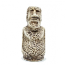 Декорация из светлой керамики Моаи средний, 6*14см