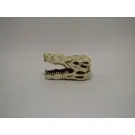 Декорация из светлой керамики Череп крокодила, 13*7см