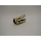 Декорация из светлой керамики Череп крокодила, 13*7см