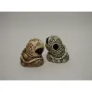 Декорация из светлой керамики Шлем, 5*8,5см