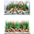 Фон двухсторонний ПРИБРЕЖНЫЕ ПЕЙЗАЖИ / НАСЫЩЕННАЯ РЕКА 45см*94см