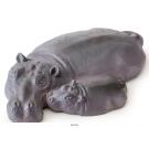 Остров Exo Terra для акватеррариума Семья бегемотов