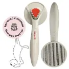 Расческа для шерсти животных Muzzle с кнопкой быстрой очистки