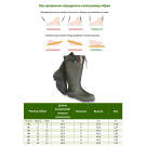 Сапоги резиновые ПВХ с манжетой 42р, высота 43см